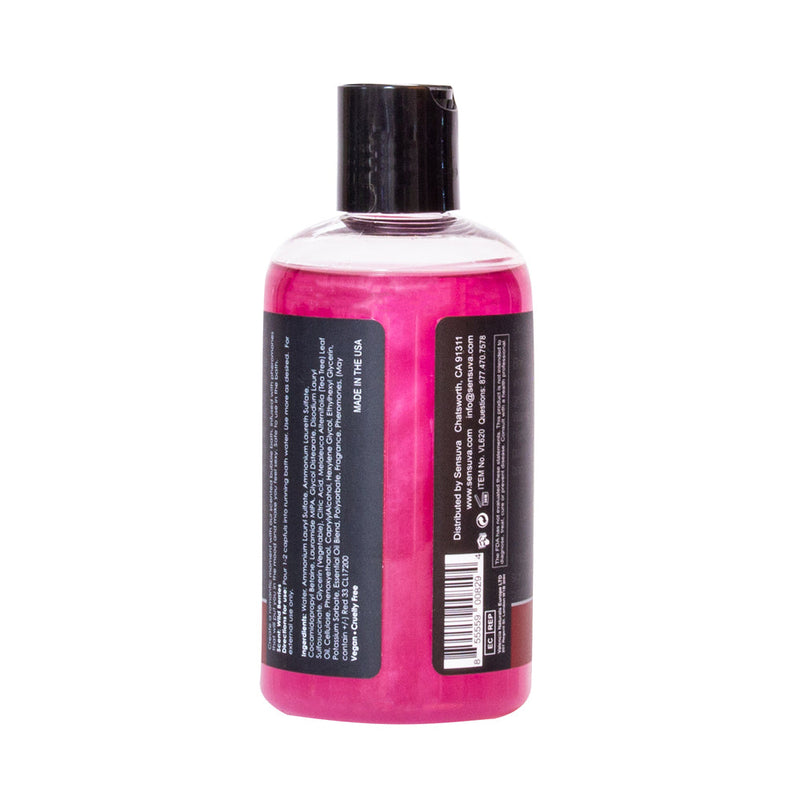 Sensuva Big Flirt Pheromone-Infused Bubble Bath Berry Flirty 8 oz. - Headshop.com