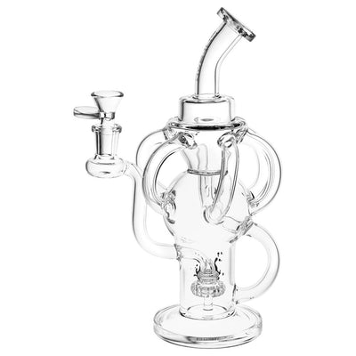 Pulsar Multi-Arm Recycler Water Pipe - 10" / 14mm F / Clear - Headshop.com