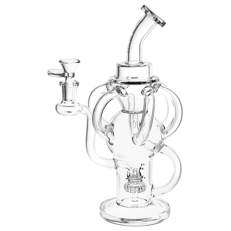 Pulsar Multi-Arm Recycler Water Pipe - 10" / 14mm F / Clear - Headshop.com