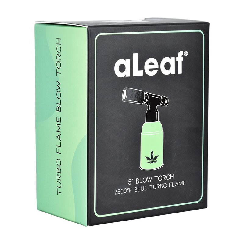 aLeaf Turbo Flame Single Jet Mini Blow Torch | 5" - Headshop.com