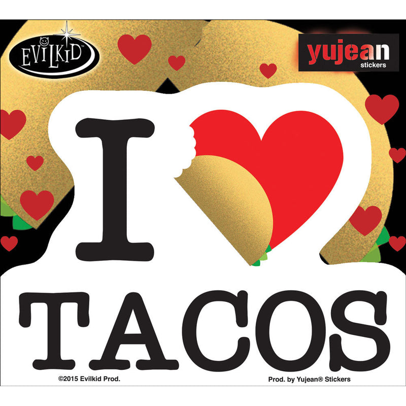 4.5"x3.5" I Heart Taco&