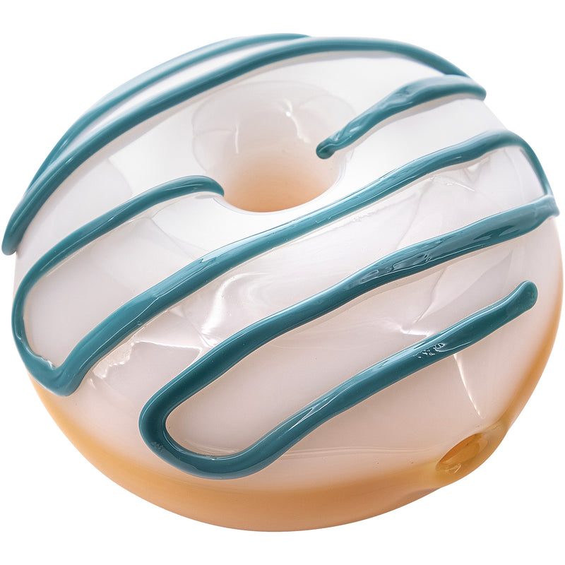 LA Pipes "Frosted Donut" Glass Pipe - Headshop.com