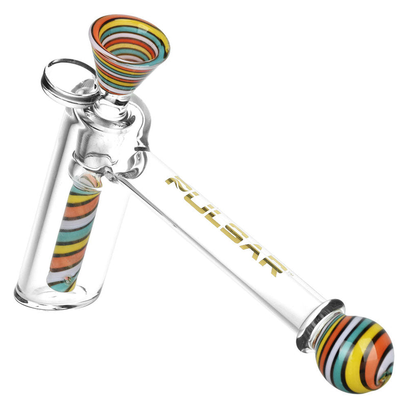 Pulsar Retro Rave Wig Wag Bubbler w/ Herb Slide - 6.25" / 14mm F - Headshop.com