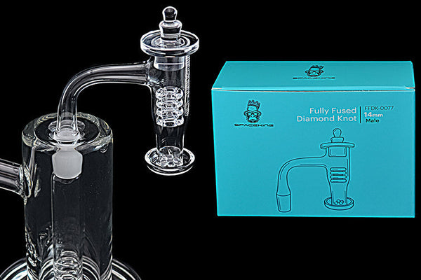 Space King Fully Fused Diamond Knot Banger Kit (Teal)