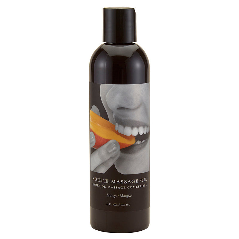 Earthly Body Edible Massage Oil Mango 8oz - Headshop.com