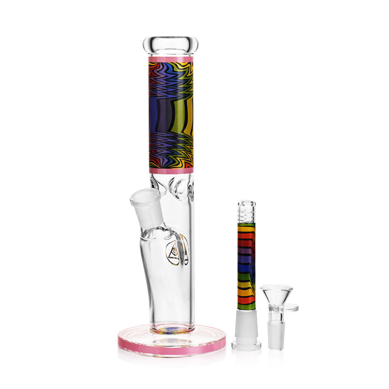 Ritual Smoke - Prism 10" Glass Straight Tube - Pink - Headshop.com