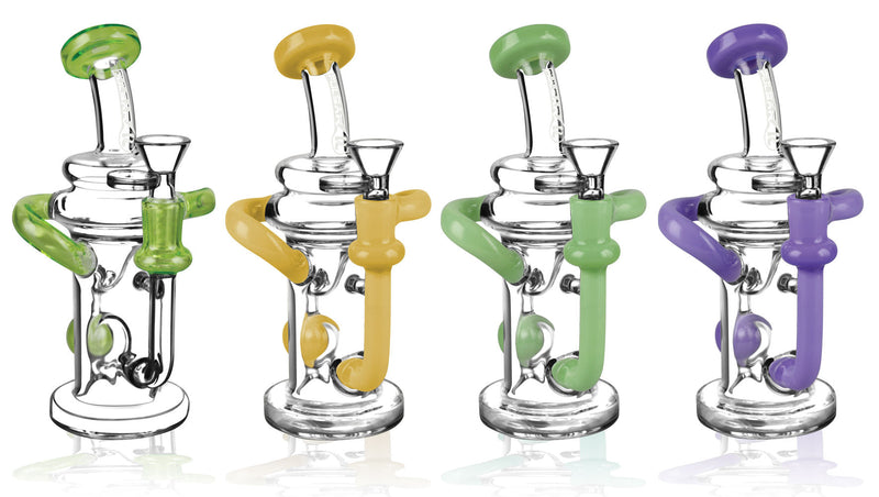 Pulsar Recycler Water Pipe - 7.5" / 14mm F / Colors Vary - Headshop.com