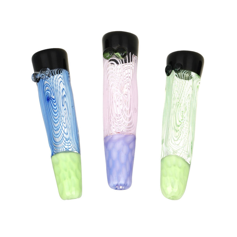 Spiral Vortex Glass One Hitter - 3" / Colors Vary - Headshop.com