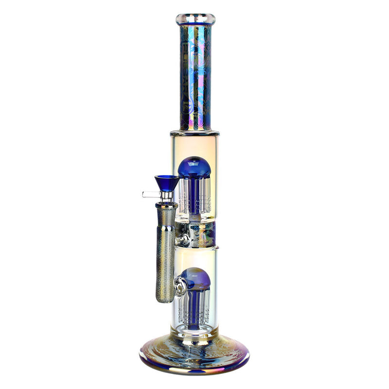 Pulsar Dub Chamber Electro Etched Water Pipe | 13.75" | 14mm F - Headshop.com