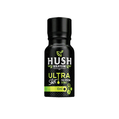 Hush Ultra Lime Kratom Shot - 10ml 12PC - Headshop.com