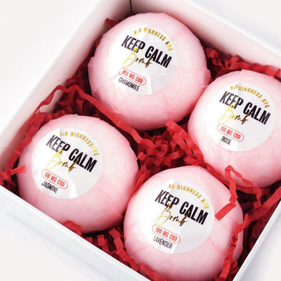 Her Highness Keep Calm Bath Bomb 4 Pack - Headshop.com