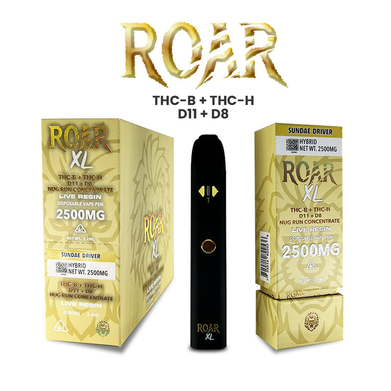 Roar XL THC-P + D8 2500MG - Sundae Driver - Headshop.com