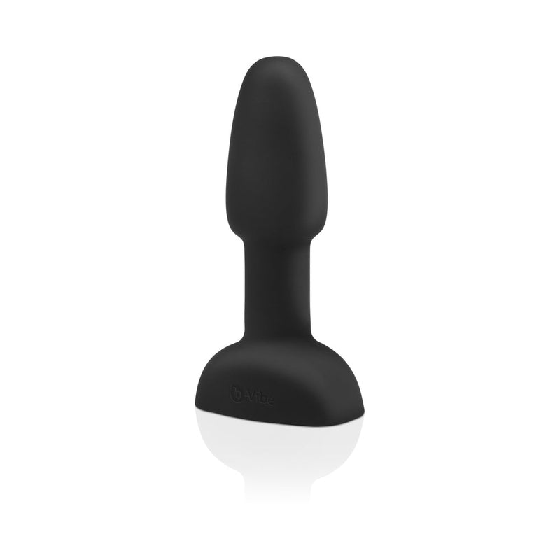 b-Vibe Rimming Petite Rotating and Vibrating Remote Control Plug Black