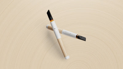 Vessel Wood Vape Pen Battery [White/Beechwood] + - Headshop.com