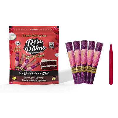 Rose Palms Rose Wraps | Mini | 5pc | 20pk - Headshop.com