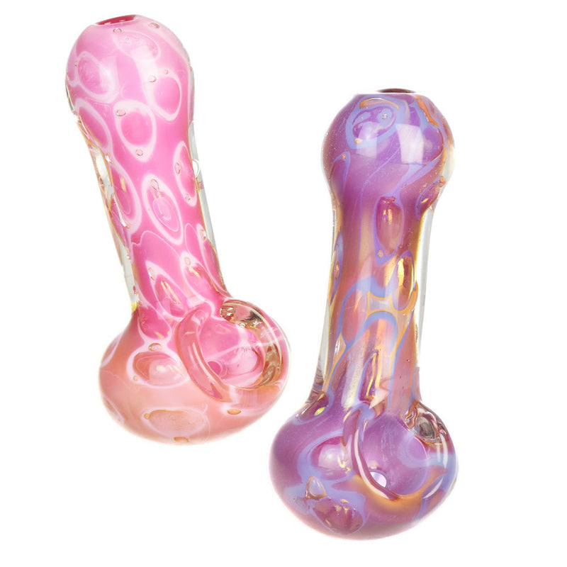 Pastel Bubbles Spoon Pipe - 3.75" / Colors Vary - Headshop.com