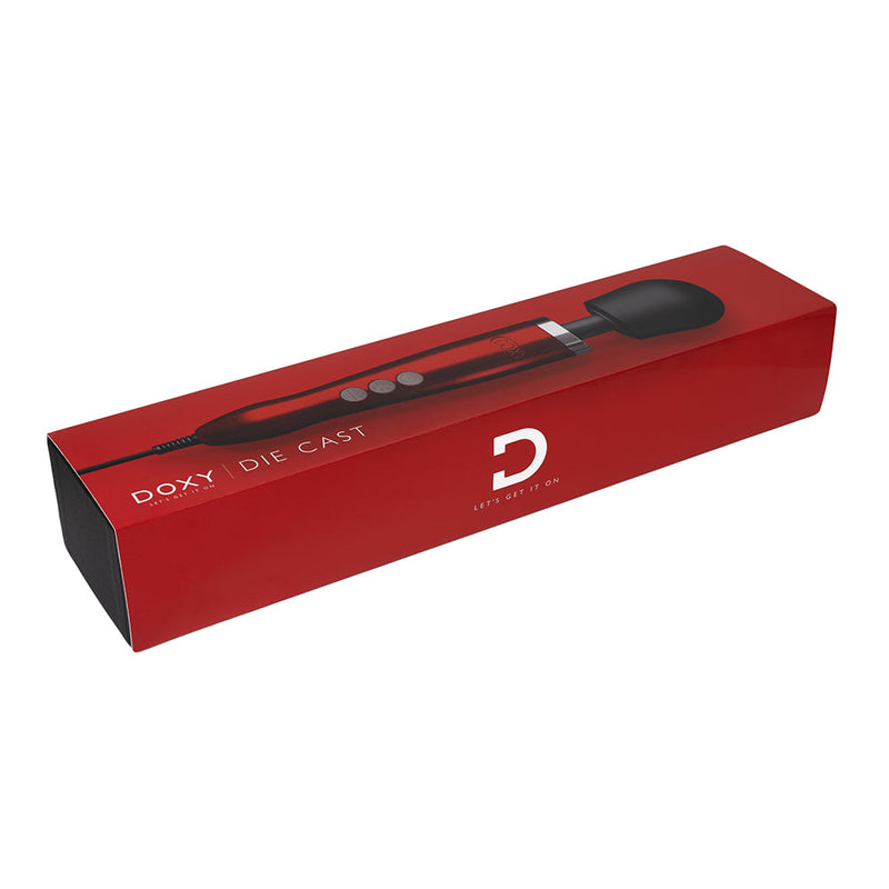 Doxy Die Cast Wand Vibrator Red