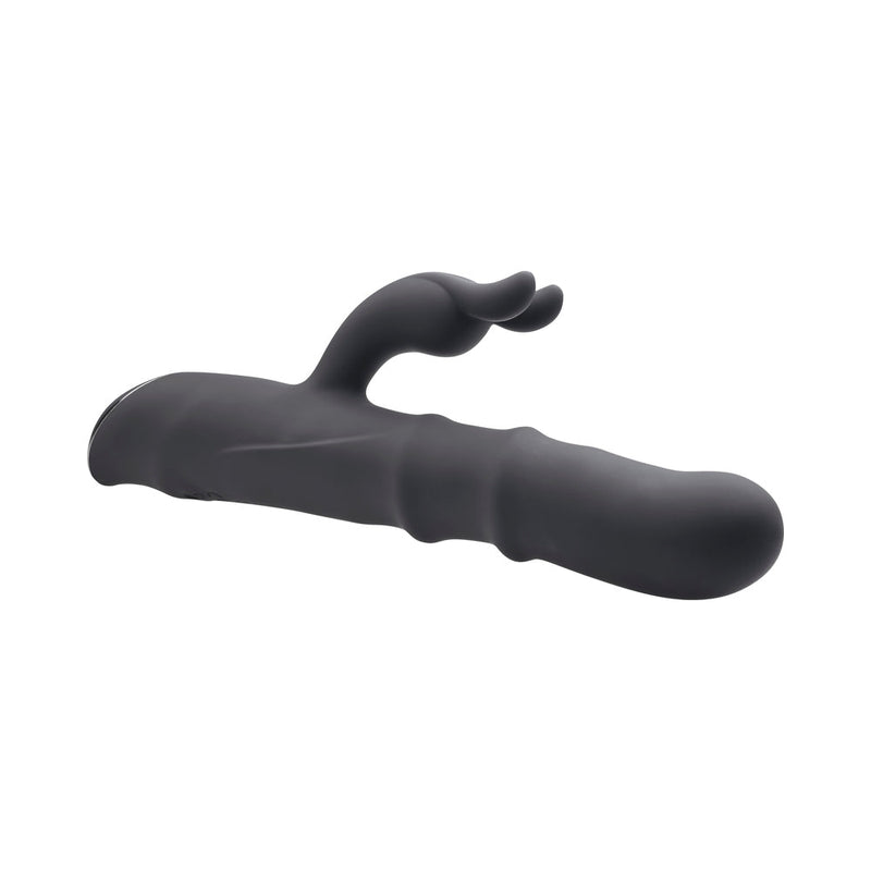 Evolved Ringmaster Rechargeable Dual Stim Vibe Silicone Black