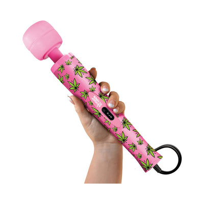 Stoner Vibes Wacky Weed Wand Massager Pink Kush - Headshop.com