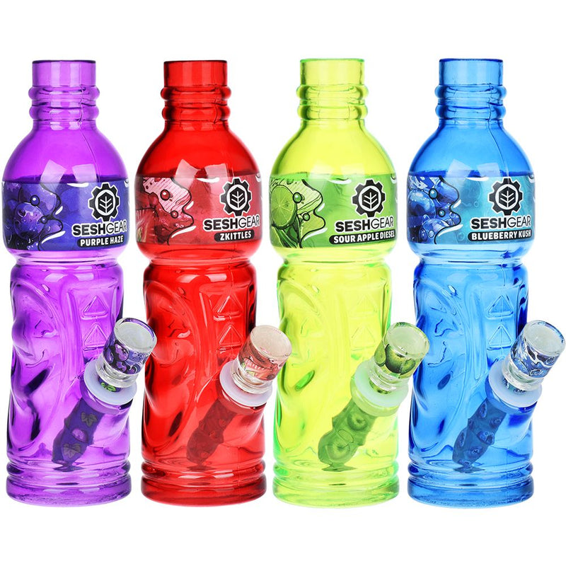 SeshGear Terpade Beverage Bottle Glass Water Pipe | 9.5"