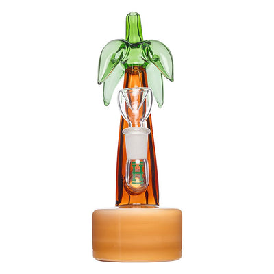 Hemper Beach Box Palm Tree Water Pipe - 7" / 14mm F - Headshop.com