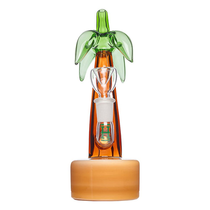 Hemper Beach Box Palm Tree Water Pipe - 7" / 14mm F - Headshop.com