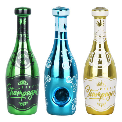 Dabtized Champagne Pipe'n Glass Hand Pipe - 5" - Headshop.com