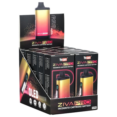 Yocan Ziva Pro Auto-Draw 510 Battery | 650mAh | 10ct Display - Headshop.com