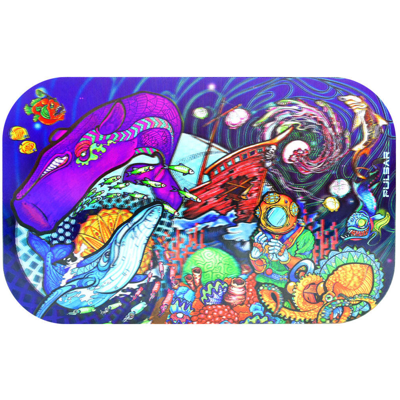 Pulsar Magnetic 3D Tray Lid | Psychedelic Ocean - Headshop.com