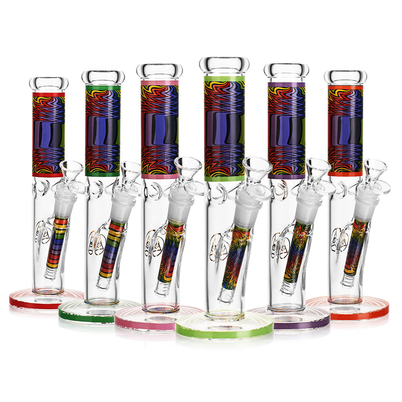 Ritual Smoke - Prism 10" Glass Straight Tube - Emerald - Headshop.com