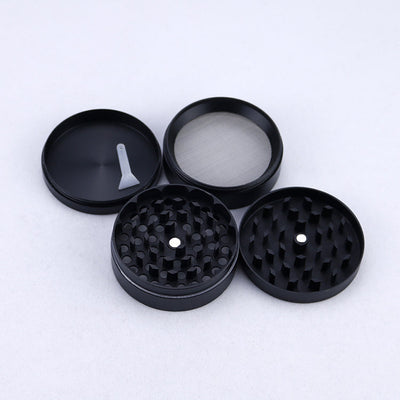 Large 4 Piece Zinc Alloy Metal Grinder - Headshop.com