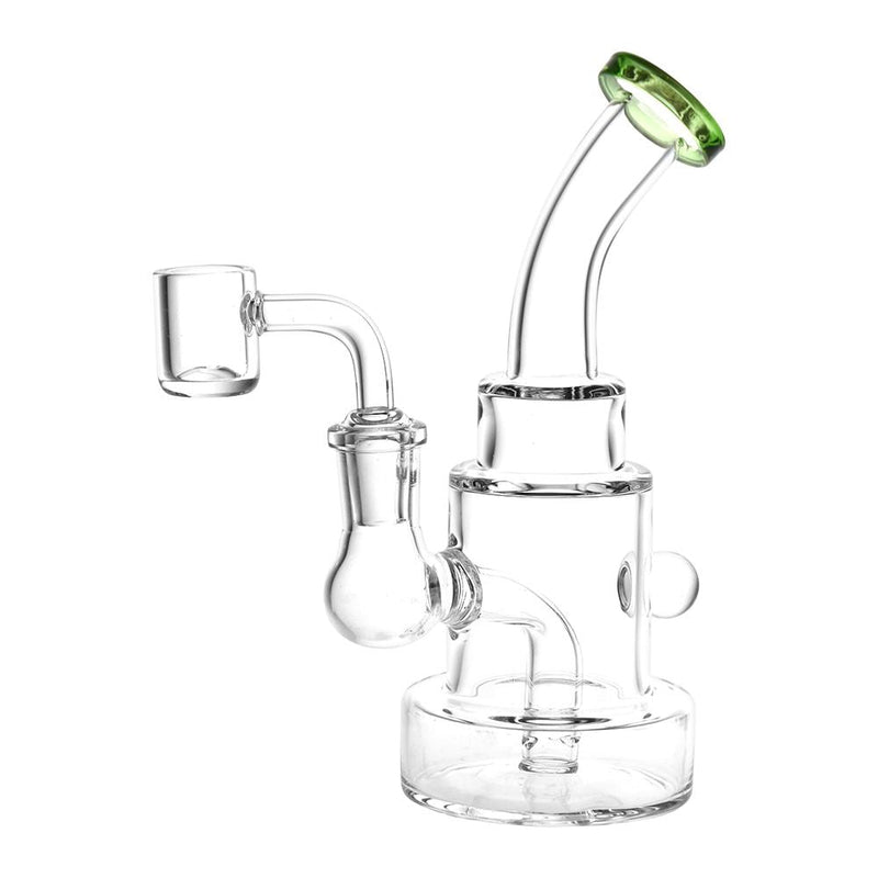 Beauty In Simplicity Glass Dab Rig - 6.25" / 14mm F / Colors Vary - Headshop.com