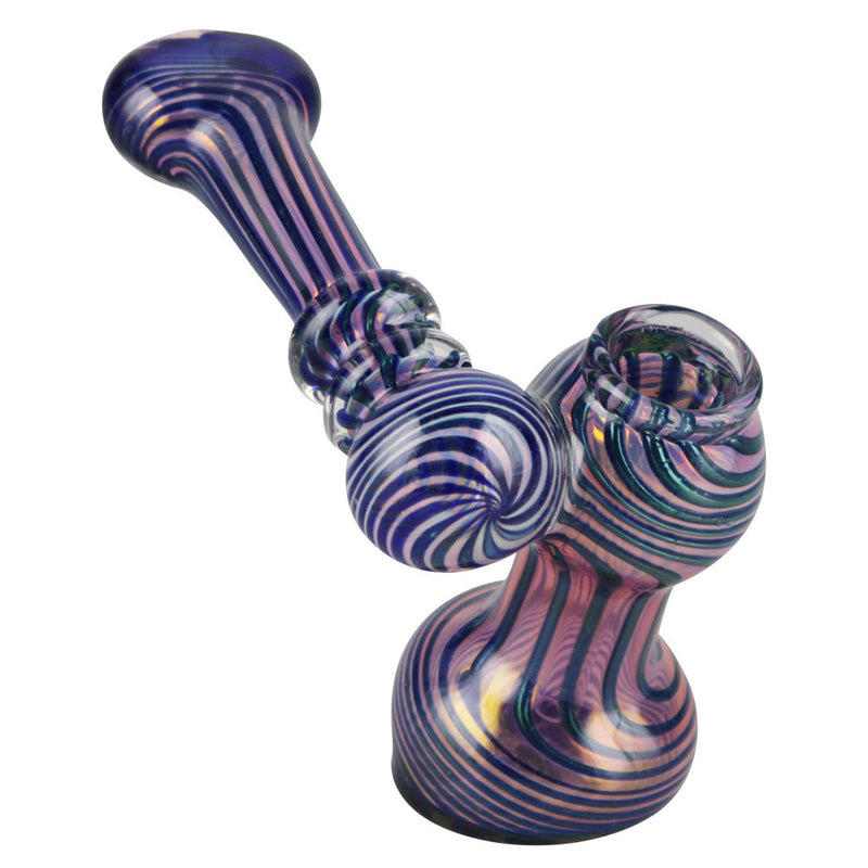 Gold Fumed Sidecar Bubbler - 3.5" - Headshop.com