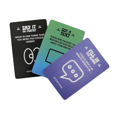 Let's Get Social Unplugged Connections Card Game