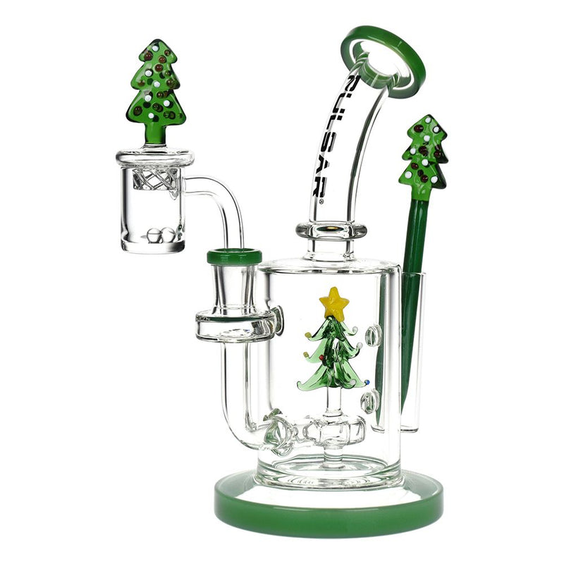 Pulsar Holidaze Series Glass Dab Rig Set | 8.25" | 14mm F