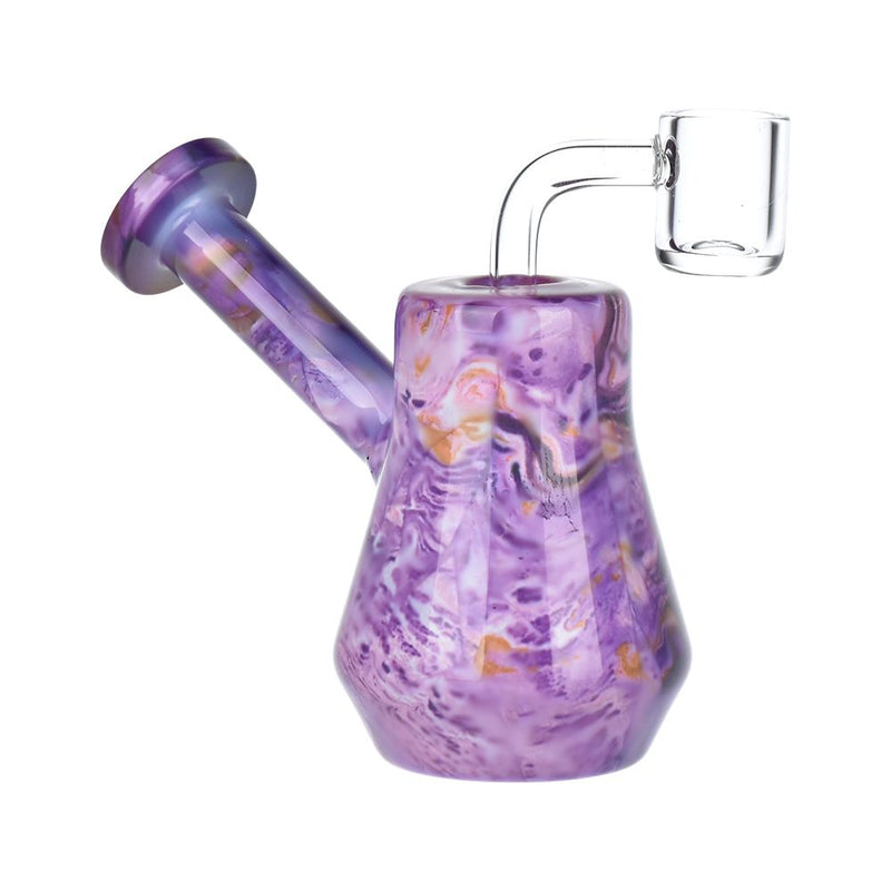 Marbled Mini Glass Dab Rig - 4" / 14mm F / Colors Vary