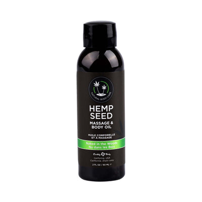 Earthly Body Hemp Seed Massage Oil 3-Piece Gift Set 2 oz. - Headshop.com