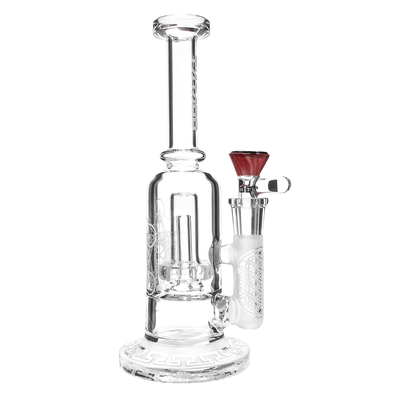 Lookah Glass 11" Straight Tube Capsule Water Pipe - Headshop.com