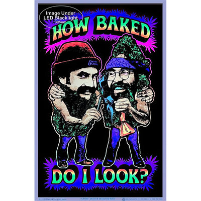 Cheech & Chong How Baked Do I Look? Black Light Poster - 23"x35" - Headshop.com