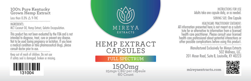 Mireya Extracts Full Spectrum Capsules