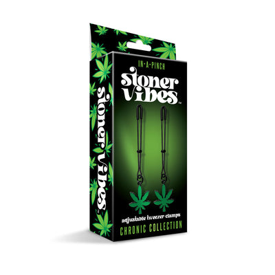 Stoner Vibes Chronic Collection Adjustable Tweezer Nipple Clamps - Headshop.com