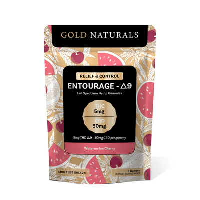 Gold Naturals 5 mg Entourage Δ9 Gummy