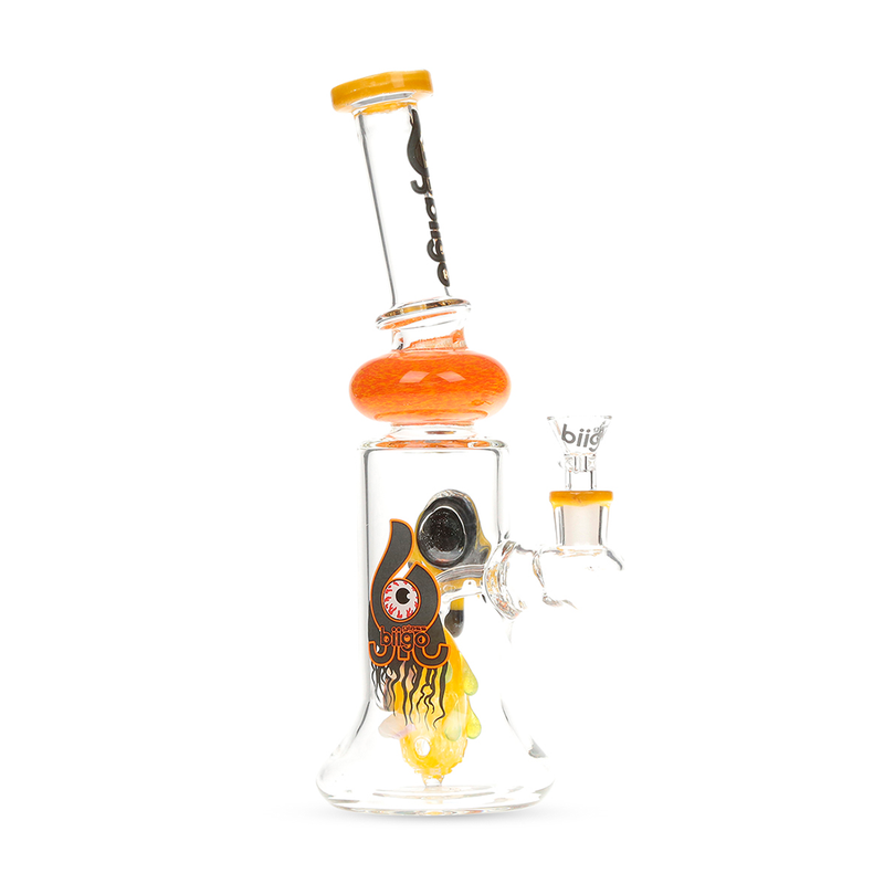 Lookah Glass 11.25" Dripping Eye Angled Water Pipe - Headshop.com