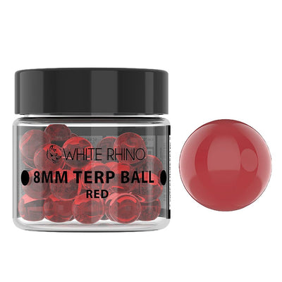 White Rhino Terp Balls | 8mm | 50ct Jar - Headshop.com