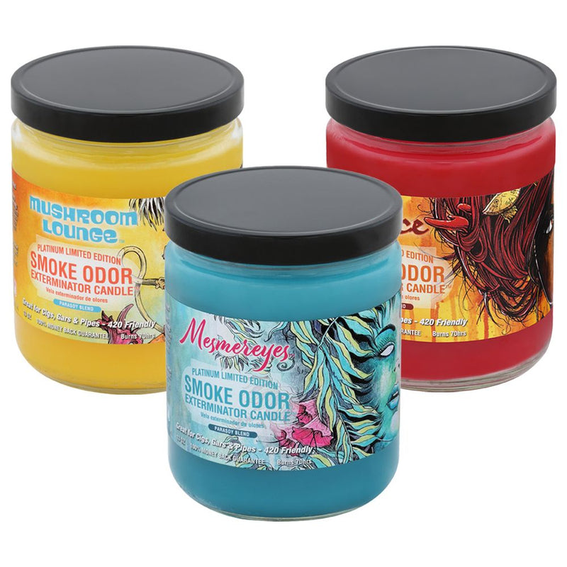 Smoke Odor Exterminator Candles - Sean Dietrich / 13oz 12ct - Headshop.com