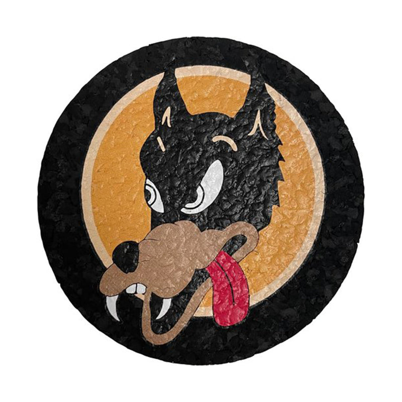 East Coasters Jerry Garcia Wolf Coaster 6 inch Dab Mat - Headshop.com