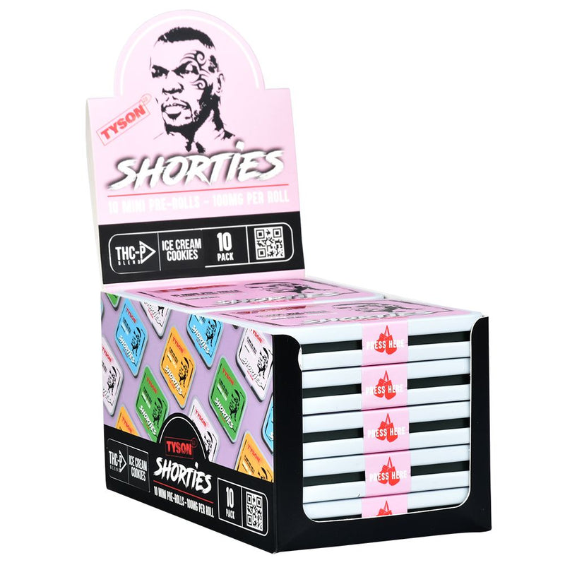 TYSON 2.0 THCP Blend Pre-Roll Shorties | 10pc | 1000mg | 10pk Display - Headshop.com