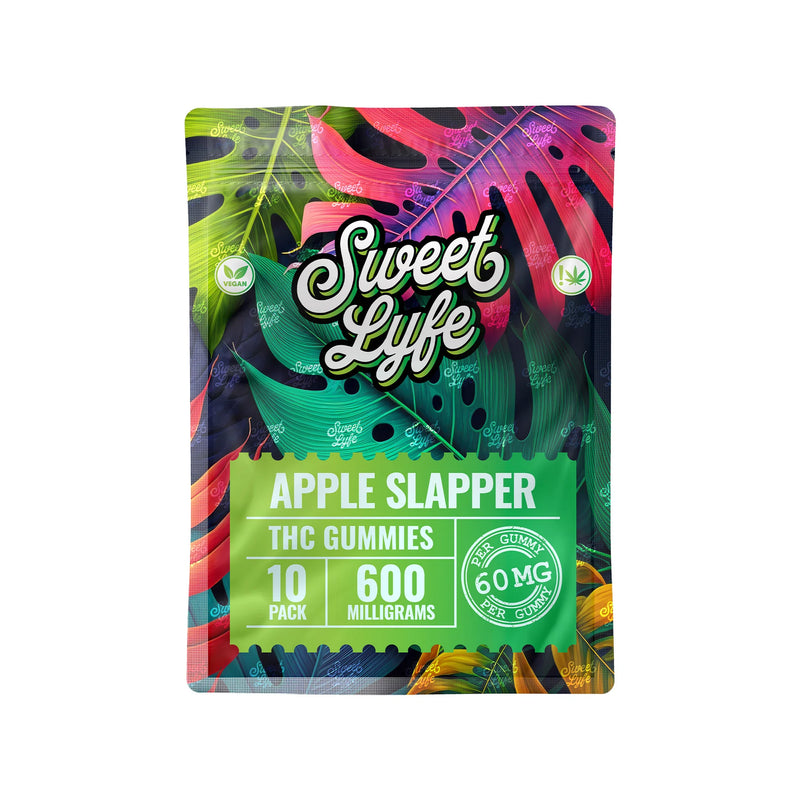 Vegan Gummies 600MG THC Blend - Apple Slapper - Headshop.com