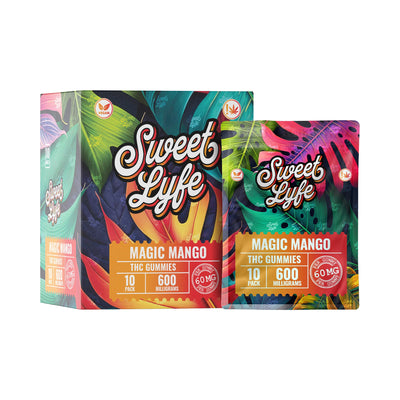 Vegan Gummies 600MG THC Blend - Magic Mango - Headshop.com