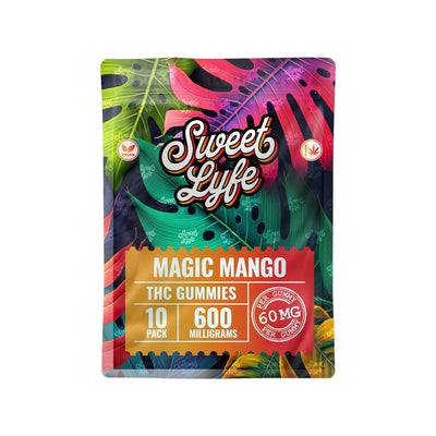 Vegan Gummies 600MG THC Blend - Magic Mango - Headshop.com